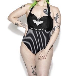 black craft cult swimsuit with tags XXL